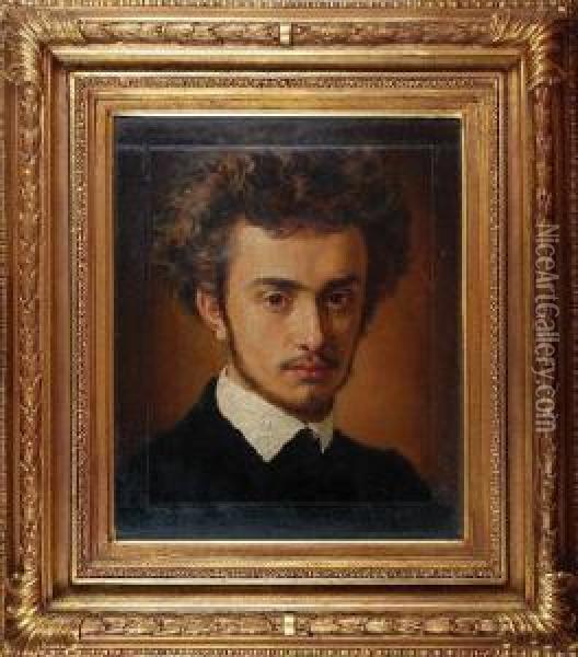 Portret Antoniego Serafinskiego Oil Painting - Jan Matejko