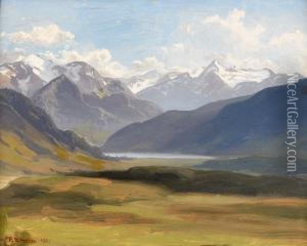 Fjallandskap - Lappland Oil Painting - Per Daniel Holm