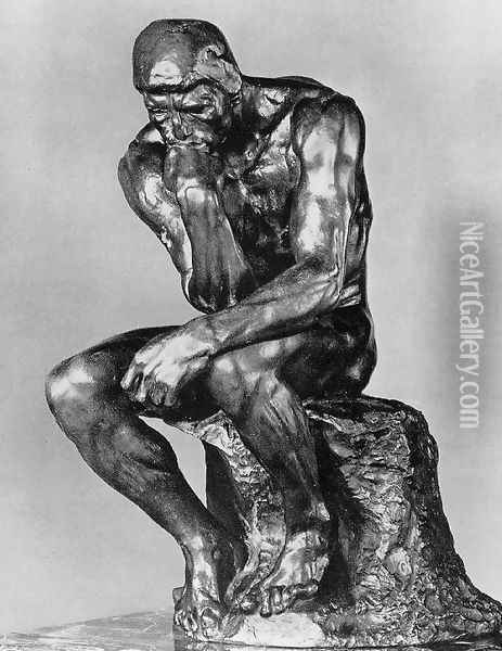 The Thinker 2 Oil Painting - Auguste Rodin