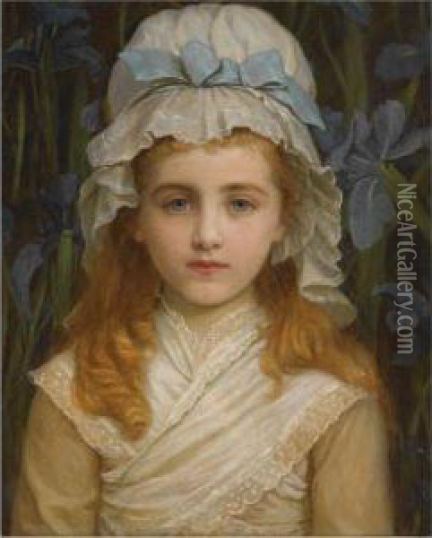 Lilla's A Lady Oil Painting - Kate, Nee Dickens Perugini