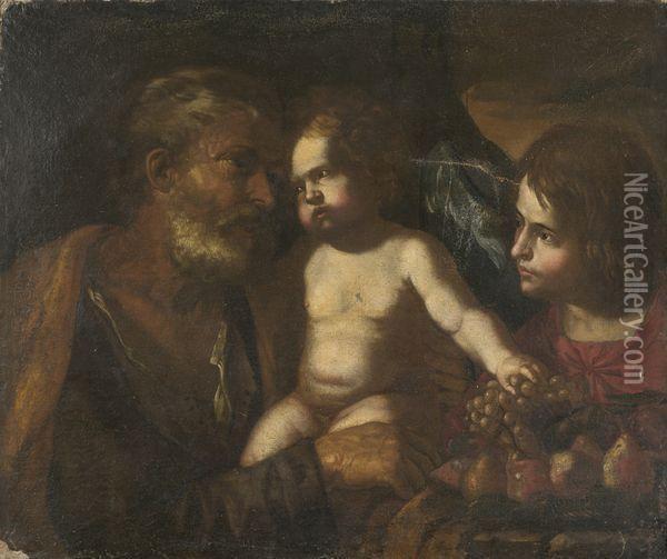  La Sainte Famille  Oil Painting - Francesco Guarino