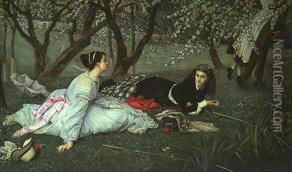 Le Printemps (Spring) 1865 Oil Painting - James Jacques Joseph Tissot