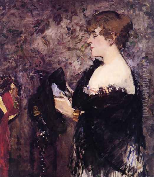 The Milliner Oil Painting - Edouard Manet