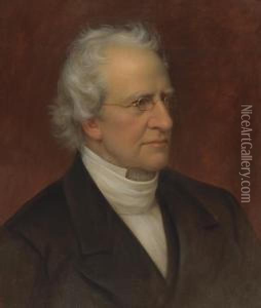 Portrait Of Charles Hodge Oil Painting - Rembrandt Peale