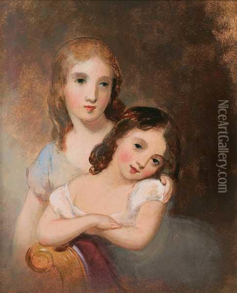 Sisters Oil Painting - Thomas Sully