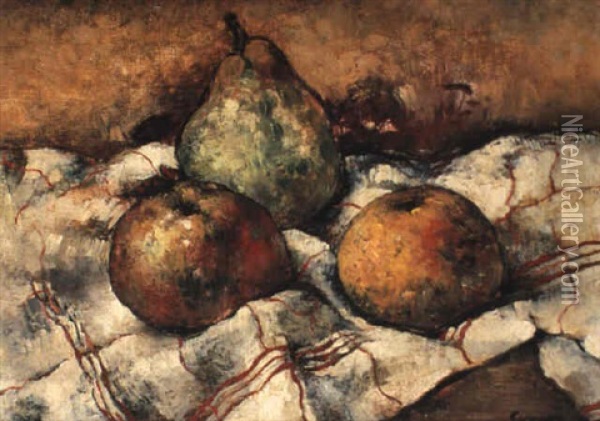 Nature Morte Aux Fruits Oil Painting - Paul Elie Gernez