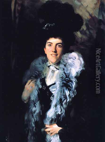 Mrs. John William Crombie (Minna Watson) Oil Painting - John Singer Sargent