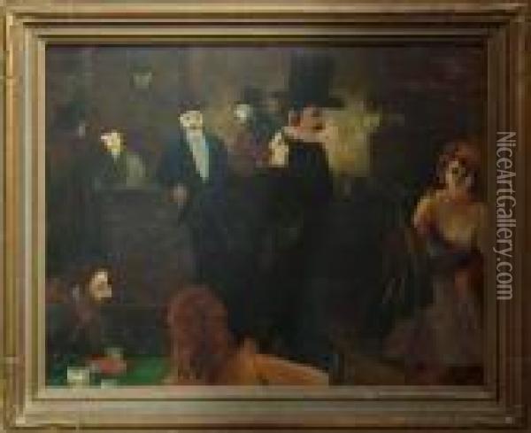 Moulin Rouge Oil Painting - Henri De Toulouse-Lautrec
