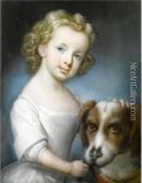 Portrait Of General Morrison As A Child Oil Painting - John Russell