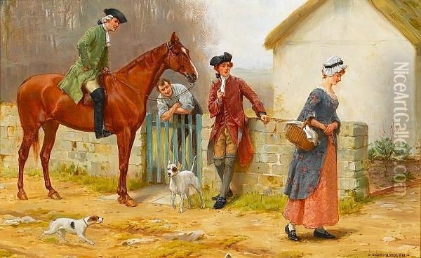 A Difficult Passage Oil Painting - George Goodwin Kilburne