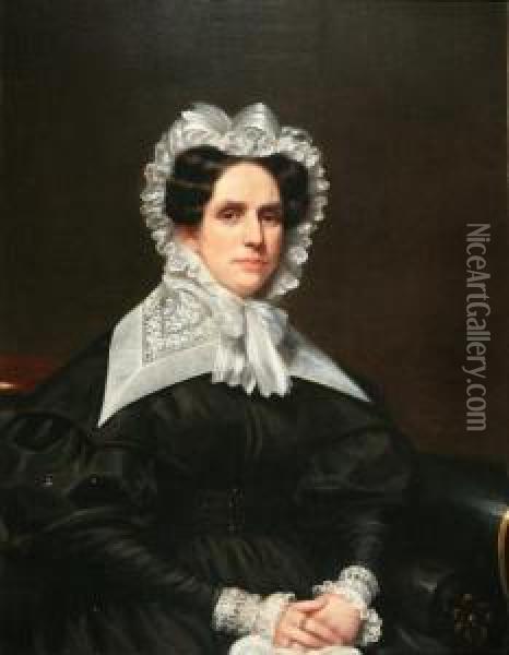 Portrait Of Susan Carrington Taylor Oil Painting - Samuel Lovett Waldo