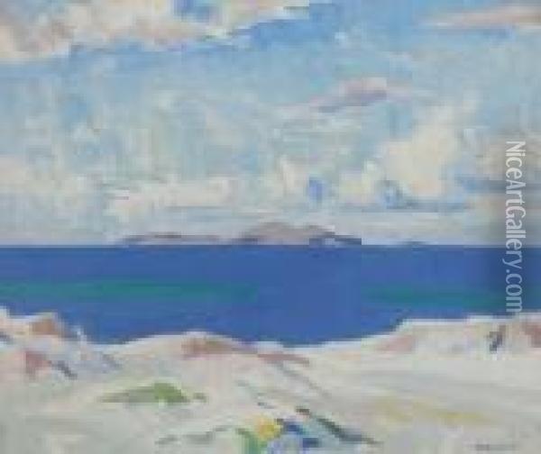 Iona Looking To The Dutchman's Cap Oil Painting - Francis Campbell Boileau Cadell