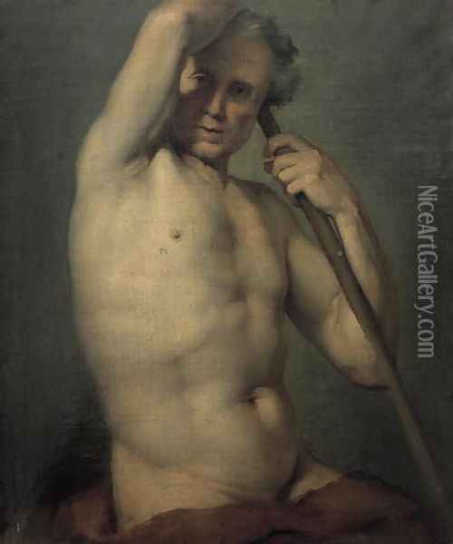 Classical Figure Oil Painting - Jean-Baptiste-Simeon Chardin