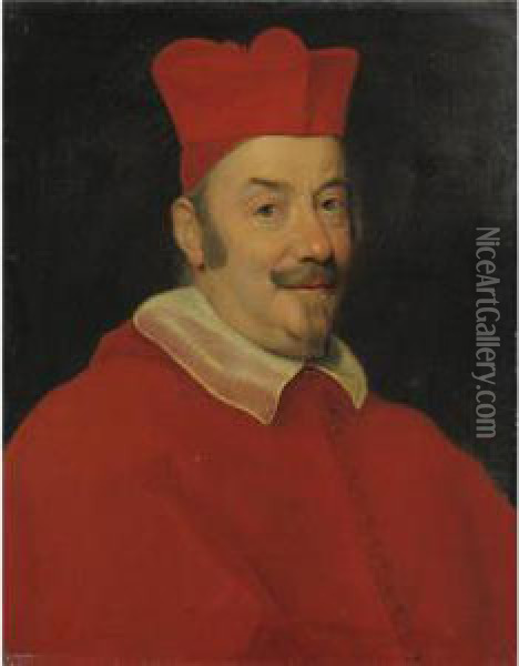 Ritratto Del Cardinale Pietro Ottoboni, Futuro Papa Alessandro Viii Oil Painting - Mariotti, Giovanni Battista