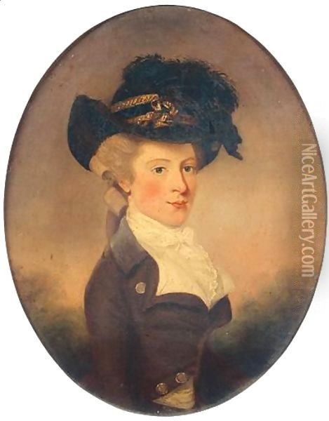 Portrait Of Dorothy Wylde (1757-1795) Oil Painting - Lewis Vaslet