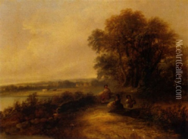 The Young Harvesters Oil Painting - William Collins