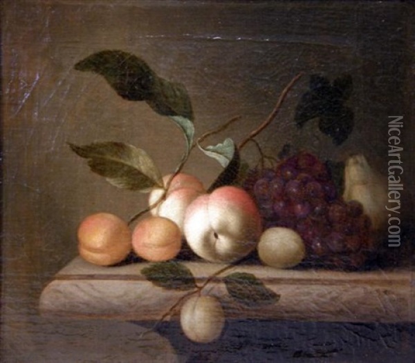 Still-life Of Fruit Oil Painting - Jan Davidsz De Heem