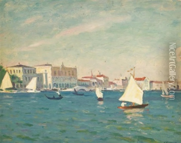 Venise Oil Painting - Arnold Borisovich Lakhovsky