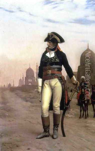 General Bonaparte in Cairo Oil Painting - Jean-Leon Gerome
