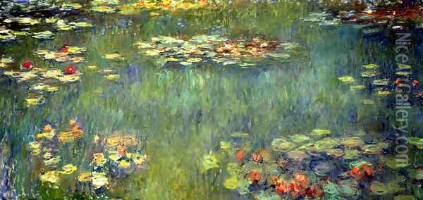 Pool with Waterlilies Oil Painting - Claude Oscar Monet