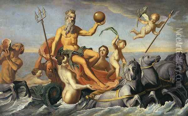 The Return of Neptune Oil Painting - John Singleton Copley
