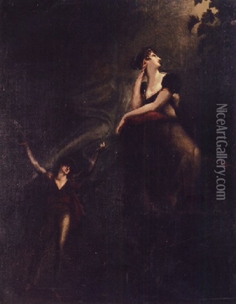 Romeo And Juliet Oil Painting - Henry Fuseli