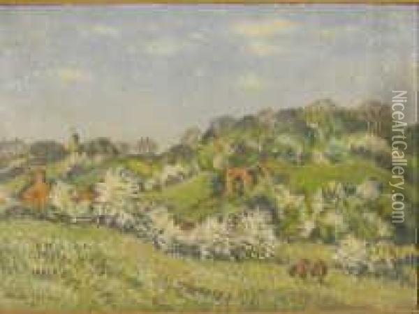 Rural Scene Oil Painting - George Ii Graham
