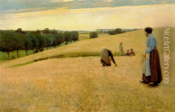 Axsamlere Oil Painting - Laurits Andersen Ring