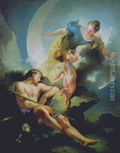 Diane Et Endymion Oil Painting - Jean-Baptiste van Loo