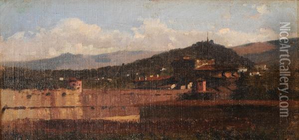Veduta Di Portoferraio Oil Painting - Pietro Senno