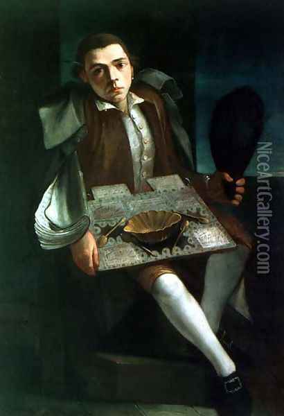 The Scribe Oil Painting - Gaspare Traversi