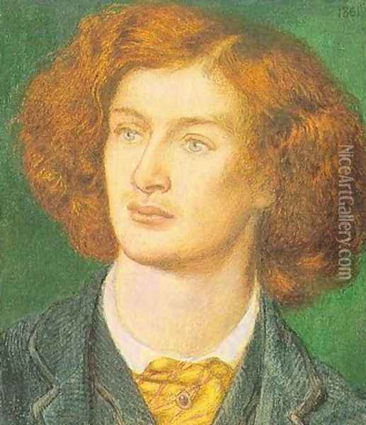 Charles Algernon Swinburne Oil Painting - Dante Gabriel Rossetti