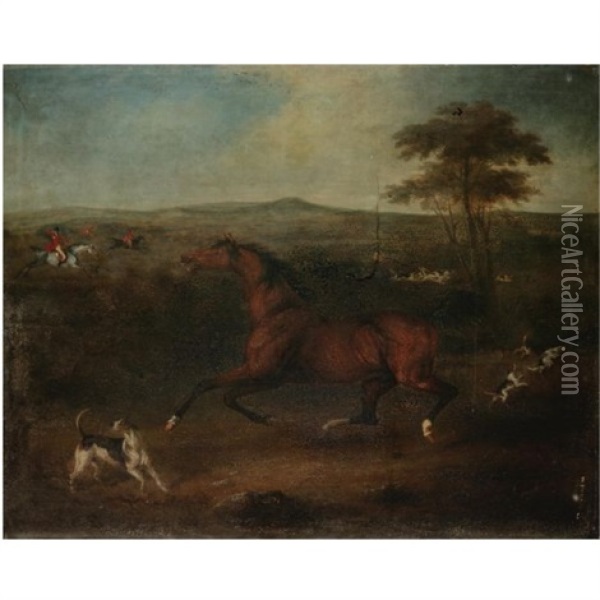 Scenes Depicting The Seven Passions Of The Horse (set Of 6) Oil Painting - Henry Bernard Chalon