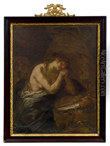 Maria Magdalena Oil Painting - Martin Johann (Kremser Schmidt) Schmidt