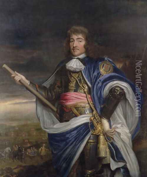 General George Monck, 1st Duke of Albermarle (1608-70), 1668 Oil Painting - John Michael Wright