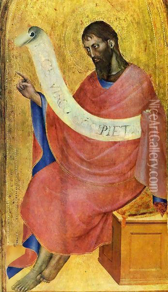 Saint John the Baptist Oil Painting - Giovanni Da Milano