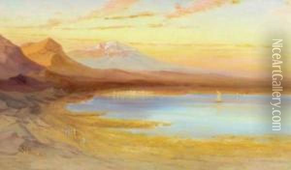 The Sea Of Galilee Oil Painting - Samuel Lawson Booth