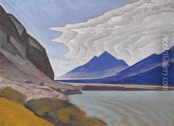Valley Of The Nubra Oil Painting - Nikolai Konstantinovich Roerich