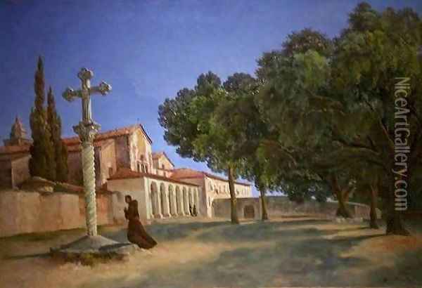 The Cimiez Monastery Oil Painting - Francois Bensa