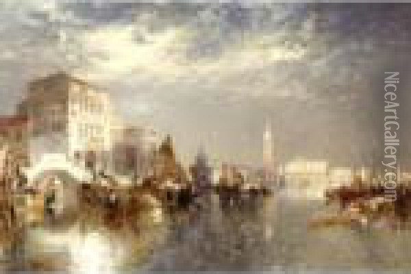 Glorious Venice Oil Painting - Thomas Moran