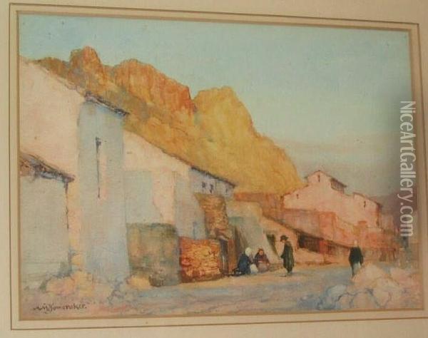 Algiceras, Southern Spain Oil Painting - Albert Moulton Foweraker