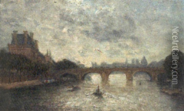 Le Pont Marie, Le Matin Oil Painting - Frank Myers Boggs