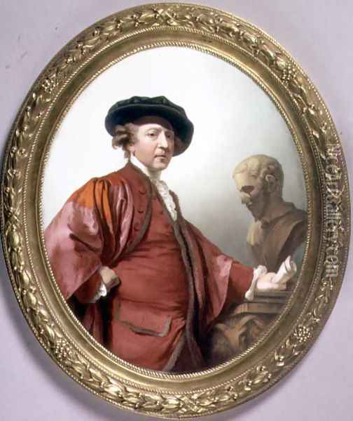 Portrait of Joshua Reynolds (1723-92) 1786 Oil Painting - William Hopkins Craft