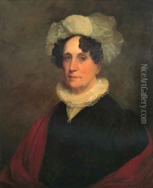 Mrs. William Palfrey Oil Painting - John Wesley Jarvis