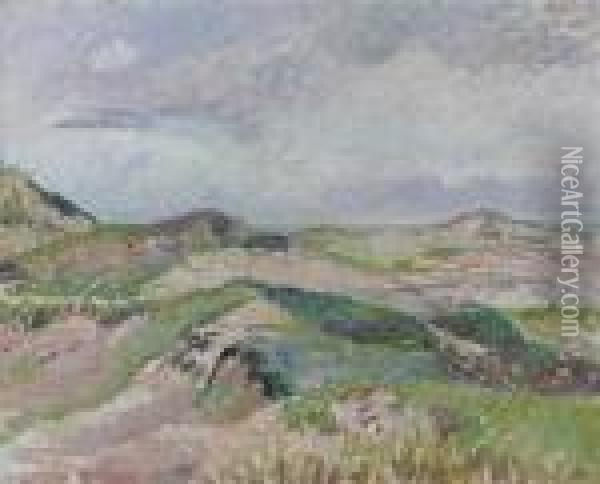 Les Dunes De Knokke Oil Painting - Camille Pissarro