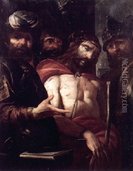 Ecce Homo Oil Painting - Gioacchino Assereto