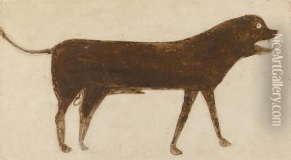 Traylor, B. Oil Painting - Bill Traylor