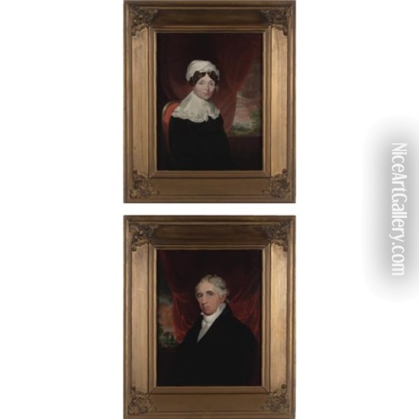 Mr. Charles Sidney Breese (+ Mrs. Charles Sidney Breese; Pair) Oil Painting - Samuel F.B. Morse