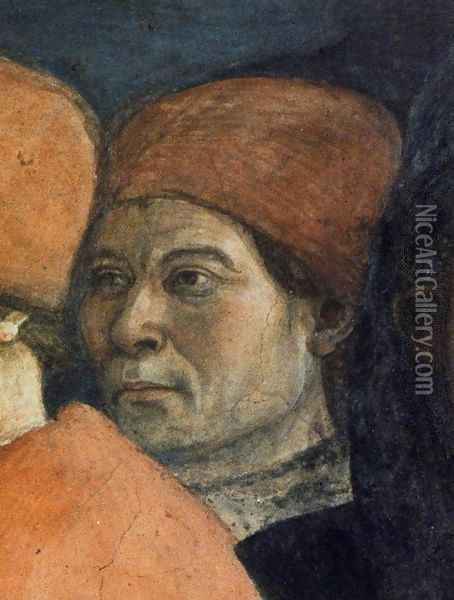 The Funeral of St Stephen (detail) Oil Painting - Filippino Lippi