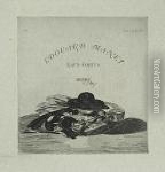 Chapeau Et Guitarre: Frontispice. Oil Painting - Edouard Manet